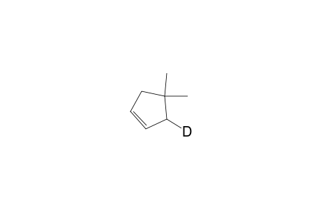 1,1-Dimethyl-3-cyclopentene-2-D1