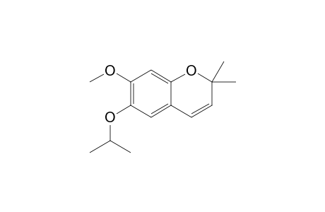 2,2-Dimethyl-6-isopropyloxy-7-methoxy-2H-1-benzopyran