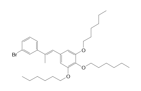 E-2-(3'-Bromophenyl)-1- [ 3',4',5'-tris(hexyloxy)phenyl]propene