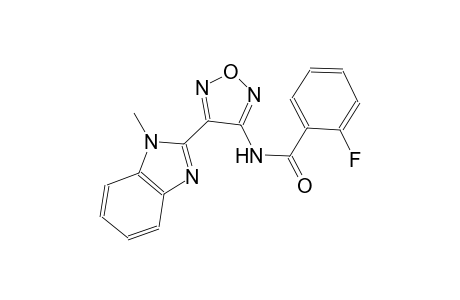 Benzamide, 2-fluoro-N-[4-(1-methyl-2-benzimidazolyl)-3-furazanyl]-