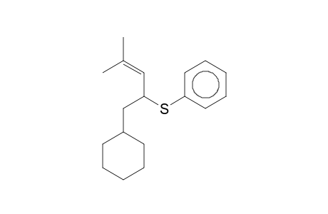 (1-Cyclohexylmethyl-3-methylbut-2-enylthio)benzene