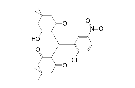 2-[(2-chloranyl-5-nitro-phenyl)-(4,4-dimethyl-2-oxidanyl-6-oxidanylidene-cyclohexen-1-yl)methyl]-5,5-dimethyl-cyclohexane-1,3-dione