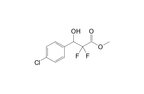 Methyl 2,2-difluoro-3-hydroxy-3-(4'-chlorophenyl)propanoate