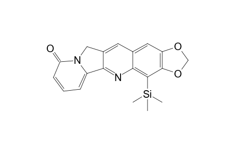 2,3-Methylenedioxy-4-trimethylsilyl-11H-indolizino[1,2-b]quinolin-9-one