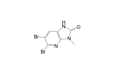 Imidazo[4,5-b]pyridin-2-one, 2,3-dihydro-5,6-dibromo-3-methyl-