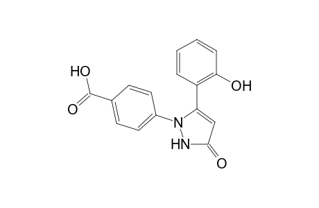 4-(5-(2-Hydroxyphenyl)-3-oxo-2,3-dihydropyrazol-1-yl)benzoic acid