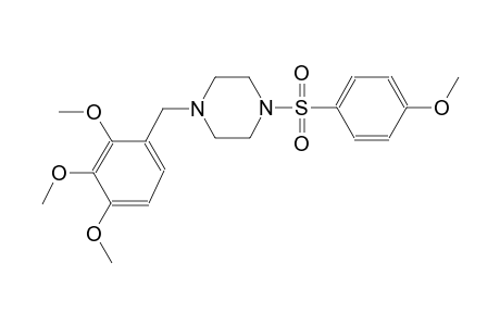1-[(4-methoxyphenyl)sulfonyl]-4-(2,3,4-trimethoxybenzyl)piperazine