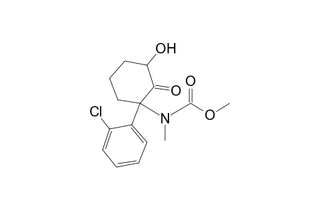 (E)-2-(o-Chlorophenyl)-6-hydroxy-2-[(methoxycarbonyl)methylamino]cyclohexanone
