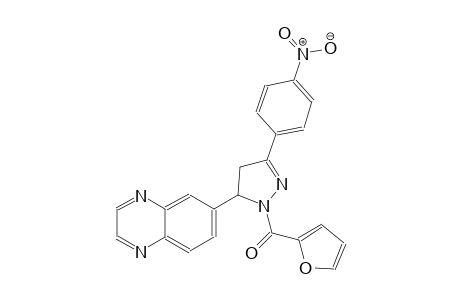 quinoxaline, 6-[1-(2-furanylcarbonyl)-4,5-dihydro-3-(4-nitrophenyl)-1H-pyrazol-5-yl]-