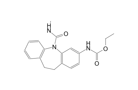 carbamic acid, [10,11-dihydro-5-[(methylamino)carbonyl]-5H-dibenz[b,f]azepin-3-yl]-, ethyl ester
