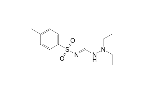 N-(p-tolylsulfonyl)formimidic acid, 2,2-diethylhydrazide