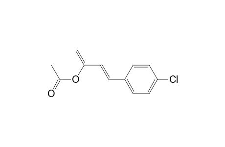 4-p-chlorophenyl-1,3(E)-butadien-2-yl acetate