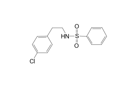 N-[2-(4-chlorophenyl)ethyl]benzenesulfonamide