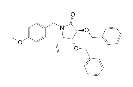 (3S,4R,5S)-3,4-Dibenzyloxy-1-(4-methoxyphenylmethyl)-5-vinylpyrrolidin-2-one