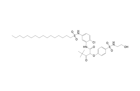 Pentanamide, N-[2-chloro-5-[(hexadecylsulfonyl)amino]phenyl]-2-[4-[[(2-hydroxyethyl)amino]sulfonyl]phenoxy]-4,4-dimethyl-3-oxo-