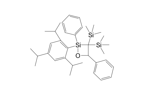 2,4-Diphenyl-2-(2,4,6-triisopropylphenyl)-3,3-bis(trimethylsilyl)-1,2-oxasiletane
