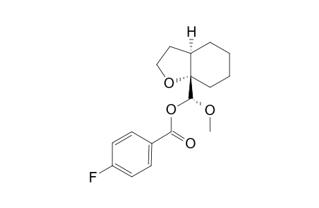 4-fluorobenzoic acid [(R)-[(3aR,7aS)-3,3a,4,5,6,7-hexahydro-2H-benzofuran-7a-yl]-methoxy-methyl] ester