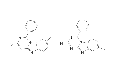 2-AMINO-7(8)-METHYL-4-PHENYL-3,4-DIHYDRO-S-TRIAZINO-[1,2-A]-BENZIMIDAZOLE;MIXTURE