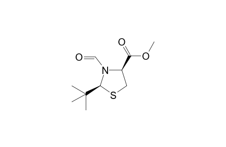 (2S,4S)-2-tert-butyl-3-formyl-thiazolidine-4-carboxylic acid methyl ester