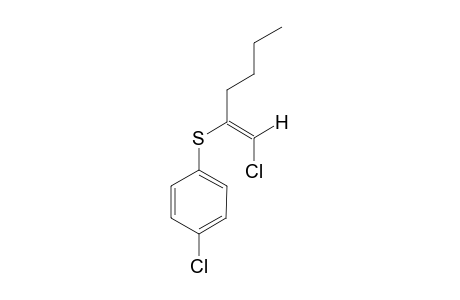(Z)-2-(4-CHLOROBENZENESULFENYL)-1-CHLORO-1-HEXENE