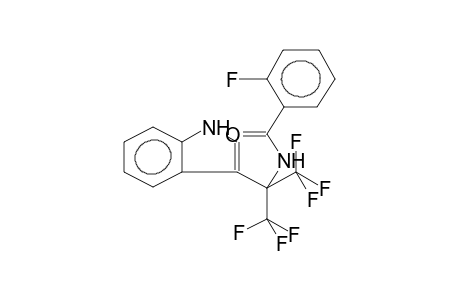 3-[ALPHA-(ORTHO-FLUOROBENZAMIDO)HEXAFLUOROISOPROPYL]INDOLE