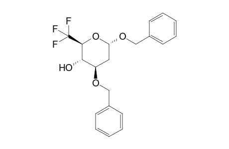Benzyl 3-O-benzyl-2,6-dideoxy-6,6,6-trifluoro-.beta.-DL-arabino-hexopyranoside
