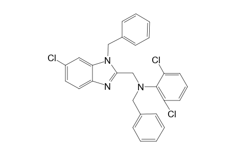 N-benzyl-N-((1-benzyl-6-chloro-1H-benzo[d]imidazol-2-yl)methyl)-2,6-dichloroaniline
