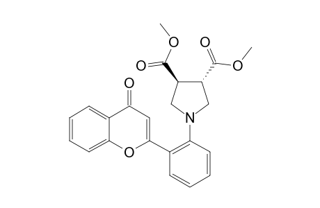 (3R*,4R*)-DIMETHYL-1-[2-(4-OXO-4H-CHROMEN-2-YL)-PHENYL]-PYRROLIDINE-3,4-DICARBOXYLATE