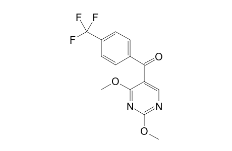 (2,4-dimethoxypyrimidin-5-yl)-[4-(trifluoromethyl)phenyl]methanone