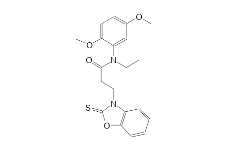 3-benzoxazolepropanamide, N-(2,5-dimethoxyphenyl)-N-ethyl-2,3-dihydro-2-thioxo-