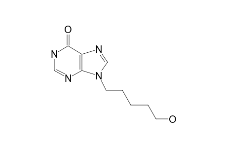 9-[5-Hydroxypentyl]hypoxanthine