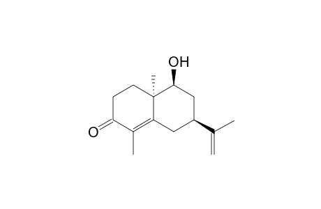 (4aR,5S,7S)-5-hydroxy-1,4a-dimethyl-7-(prop-1-en-2-yl)-4,4a,5,6,7,8-hexahydronaphthalen-2(3H)-one