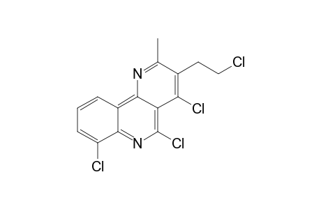 4,5,7-Trichloro-3-(2-chloroethyl)-2-methylbenzo[h][1,6]naphthyridine