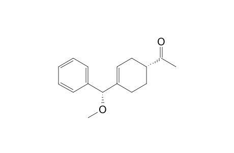 (1R*,1'R*)-4-[1'-Methoxybenzyl]cyclohex-3-enyl Methyl Ketone