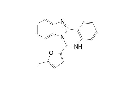 6-(5-iodo-2-furyl)-5,6-dihydrobenzimidazo[1,2-c]quinazoline