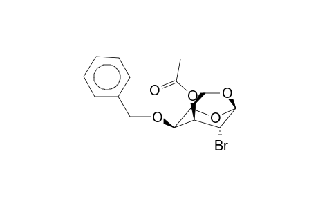3-O-Acetyl-1,6-anhydro-4-O-benzyl-2-bromo-2-deoxy-b-d-galactopyranose
