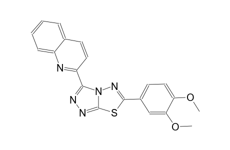 quinoline, 2-[6-(3,4-dimethoxyphenyl)[1,2,4]triazolo[3,4-b][1,3,4]thiadiazol-3-yl]-