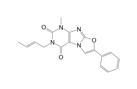 oxazolo[2,3-f]purine-2,4(1H,3H)-dione, 3-[(2E)-2-butenyl]-1-methyl-7-phenyl-