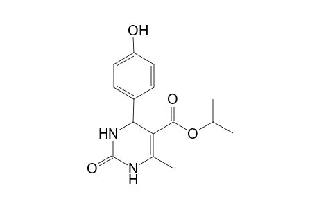 4-(4-Hydroxy-phenyl)-6-methyl-2-oxo-1,2,3,4-tetrahydro-pyrimidine-5-carboxylic acid isopropyl ester
