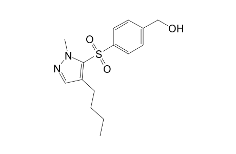 4-n-Butyl-4-[(p-hydroxymethyl)benzenesulfonyl]-1-methyl-pyrazole