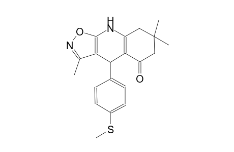 isoxazolo[5,4-b]quinolin-5(6H)-one, 4,7,8,9-tetrahydro-3,7,7-trimethyl-4-[4-(methylthio)phenyl]-