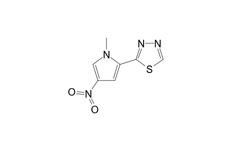 2-(1-Methyl-4-nitro-2-pyrrolyl)-1,3,4-thiadiazole