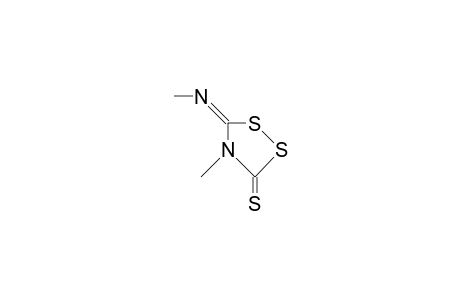 5-Methylimino-4-methyl-1,2,4-dithiazolidine-3-thione