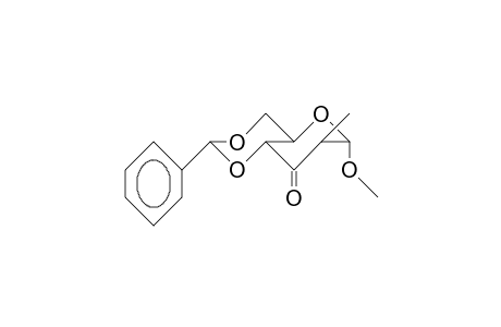 Methyl 4,6-O-benzylidene-2-deoxy-2-C-methyl-A-D-arabinohexopyranosid-3-ulose