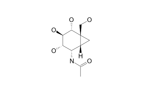 (1-R,2-R,3-S,4-S,5-S,6-S)-5-ACETAMIDO-1-(HYDROXYMETHYL)-BICYCLO-[4.1.0]-2,3,4-HEPTANETRIOL
