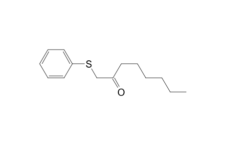 2-Octanone, 1-(phenylthio)-