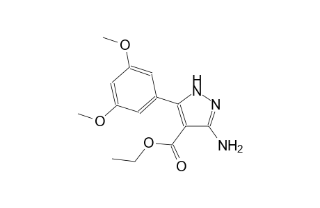 ethyl 3-amino-5-(3,5-dimethoxyphenyl)-1H-pyrazole-4-carboxylate
