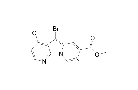 5-Bromo-4-chloro-7-methoxycarbonylpyrido[3',2':4,5]pyrrolo[1,2-c]pyrimidine
