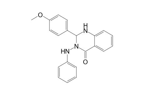 2-(4-Methoxyphenyl)-3-(phenylamino)-2,3-dihydroquinazolin-4(1H)-one