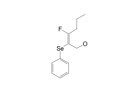 (E)-3-FLUORO-2-(PHENYLSELENO)-HEX-2-EN-1-OL